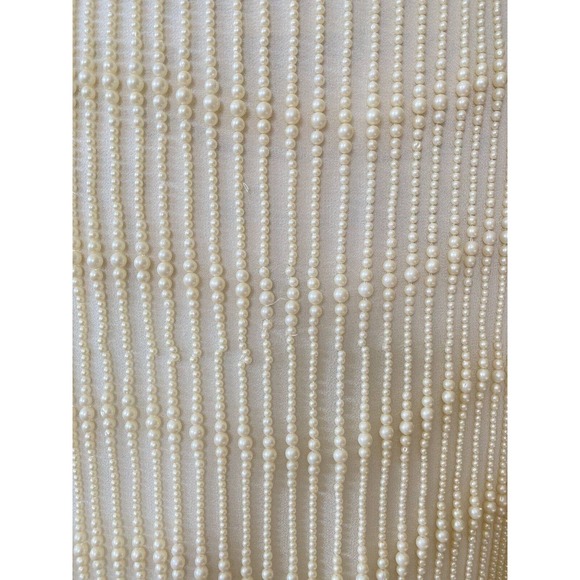 ASOS Edition Embellished Pearl Ivory Midi Skirt UK 8 US 4 NWT - Picture 5 of 10